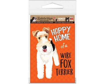 Wire Fox Terrier - Magnet 3.56" x 4.75"