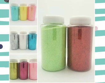 1LB Glitter Jars in Various Colors, Arts and Craft Supplies, Bulk Glitter, Resplandecer en various colores, Productos para Artes/ Manualidad