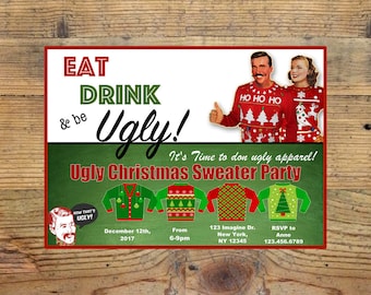 UGLY SWEATER Holiday Invite