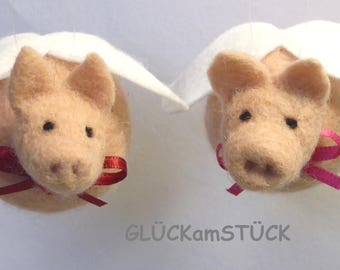 Lucky Pig, big, with wings