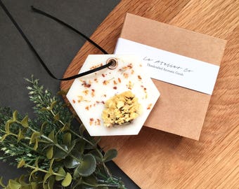 Mini Air Fresheners, Scented Sachets, Floral Wax Tablet, Essential Oil Gifts, Natural Scented Wax, Aromatherapy Diffuser, Wedding Favors