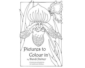 Pictures to Colour In, 42 different pages to download and print out.