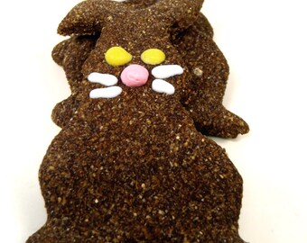 Rabbit Dog Treats - Carob Apple Cinnamon- Rabbit Dog Treats All Natural Organic Vegetarian - Shorty's Gourmet Treats