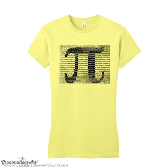 Women's Math Shirt Pi Day Pi Shirt Math Shirt Digits Pi