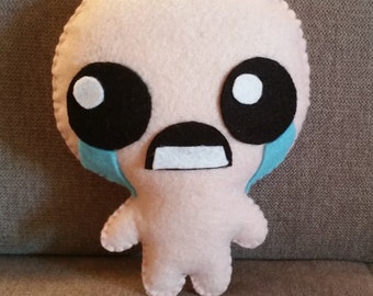 Felt handmade Isaac plush (unofficial) by The binding of isaac, geeky toy, isaac doll, felt isaac, geek plush, isaac toy