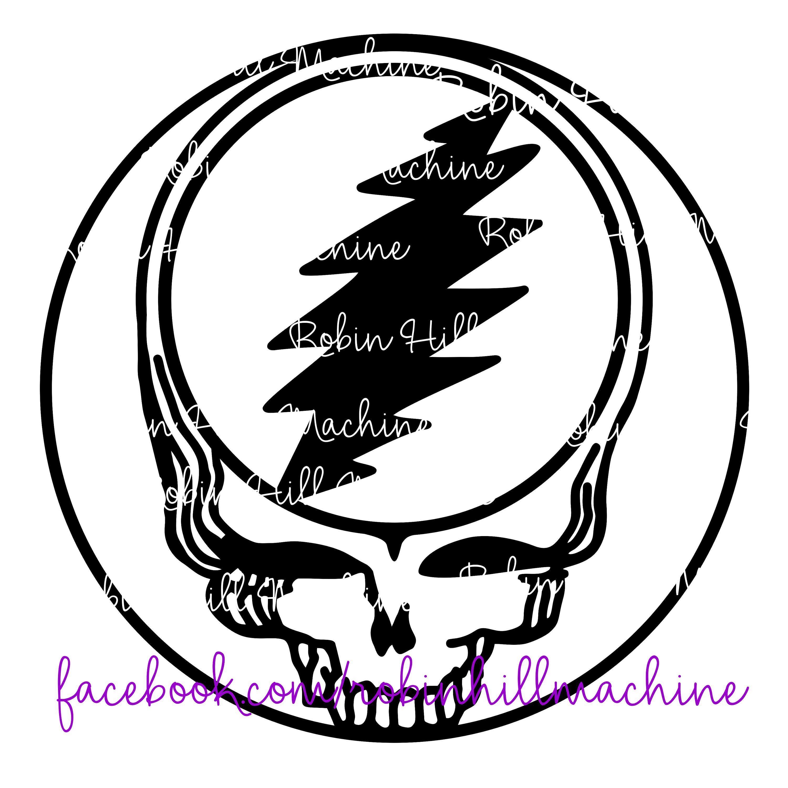 Grateful Dead Steal Your Face dxf svg files plasma cutting CNC