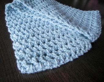 Super Chunky Cowl Scarf - Light Blue