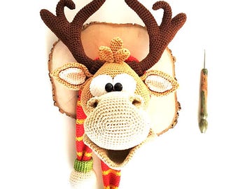 deer trophy - a crochet pattern by mala designs