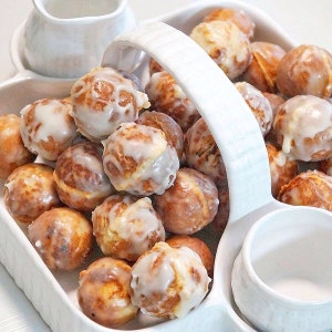 SUGAR FREE French Breakfast Puffs | GLAZED | Sugar Free Holiday Pastries / Holiday Breakfast / Birthday Gift / Brunch / Wedding Food