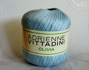 9 balls Adrienne Vittadini Olivia 100% Cotton yarn soft blue Same Lot Tape