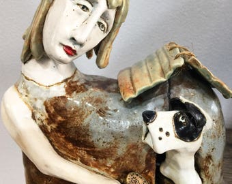 Ceramic Sculpture - Dog