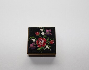 Vintage ASB Mascot Embroidered Pill Box