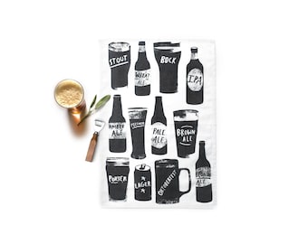 Beer towel - 100% organic cotton