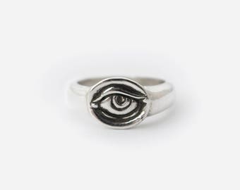 Lover's Eye Sterling Silver Ring