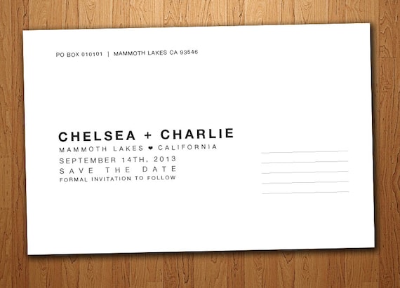 Back Of Postcard Template