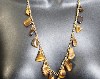 Vintage Tiger's Eye Necklace