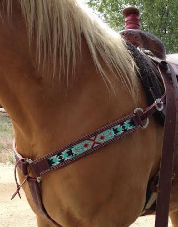 Handmade Breast Collar withBeaded Inset