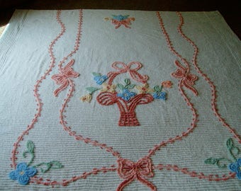 vintage chenille bedspread chenille bedspread