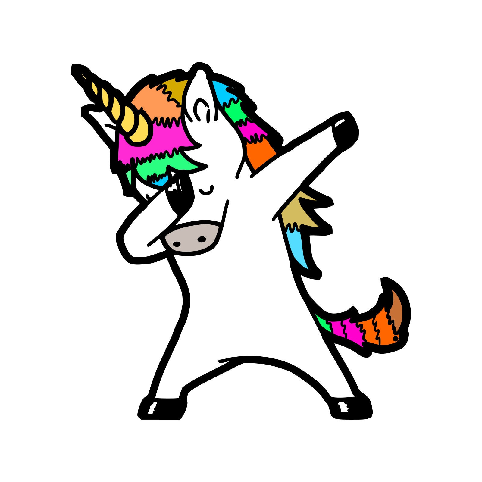 Download Dabbing Unicorn Svg: UNICORN DAB SVG Funny Unicorn