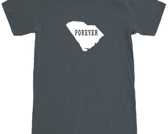 South Carolina Forever T-Shirt Men's Cotton T Shirt Short Sleeve Tee SEEMBO