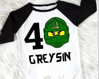 ninjago birthday shirts