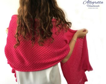 Scialle In Lana Di Alpaca. Scialle In Alpaca Grigio Scuro. Scialle - Foto 8