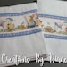 Vintage Flour Sack Towels set of two.