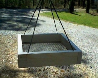 Bird Feeder Hanging Tray Feeder Seed Feeder