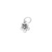 Cherry Blossom Charm Sterling Silver 5x5mm with soldered jump ring - 1pc 20% discounted (4291)/1