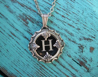 Typewriter Key Jewelry - Typewriter Charm - Letter H