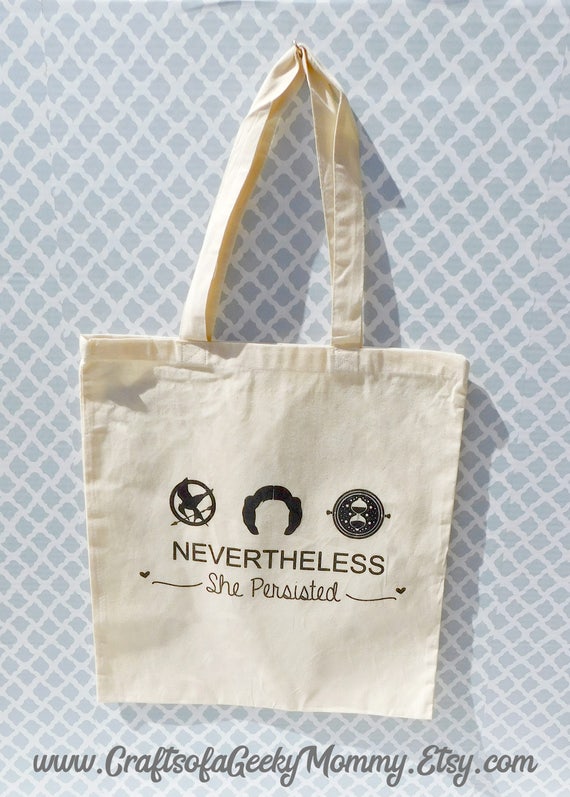 Nevertheless She Persisted Tote Bag Hermione Granger
