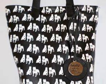 American Pit Bull Terrier Leather Purse.