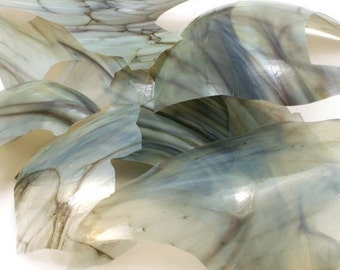 Dark Italian Marble Shards 104coe .5oz - Hot Glass Supplies