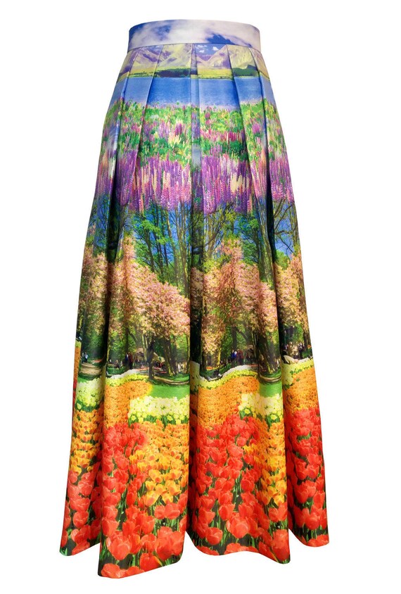 Tulip Garden Maxi Skirt