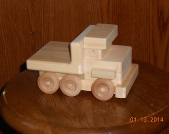 Handcrafted Wood Toy Trucks
