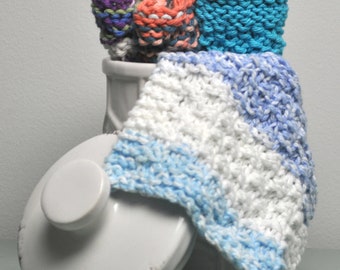Knit Dishcloth, Facecloth or Washcloth - many colours available
