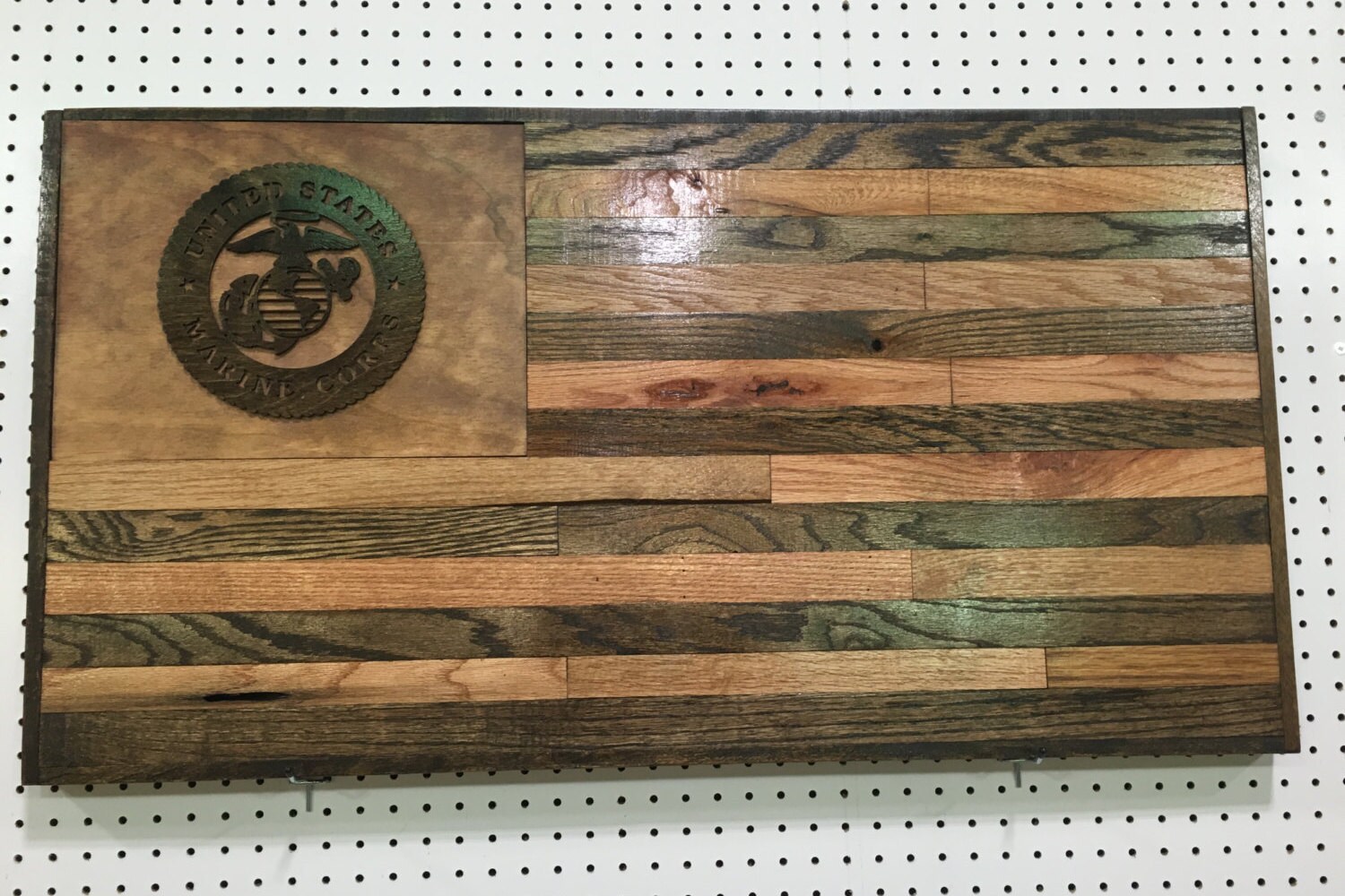 United States Marine Corps Flag Rustic American United States Marine Corps Flag Rustic American