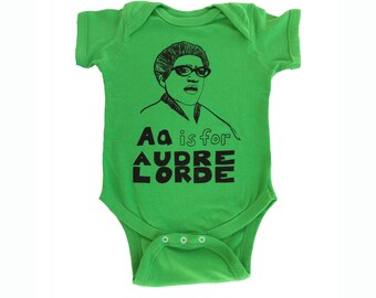 Feminist Onesie: AUDRE LORDE Baby Onesie & Screen print Gift Set