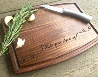 Personalized Cutting board, Wedding Gift, wedding shower gift, Custom cutting board, Fast shipping