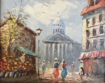 Original Oil on Canvas Painting by Listed Artist, Caroline Burnett