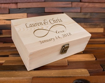 Valentines Day Love Memory Box, Gift Box, Special Note Keepsake Box, Love Notes Box, Ticket Box, Memories Box, Valentine Day Gift, Proposal