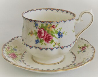 Royal Albert Petit Point Cup and saucer