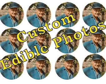 Edible Photos for Cakes, Cupcakes, Cookies or Drinks - Wafer Paper or Frosting Sheet.