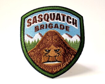 Sasquatch Brigade embroidered patch