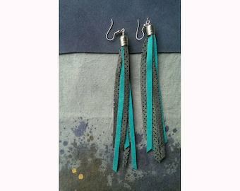 Partly Cloudy Fringe Earrings