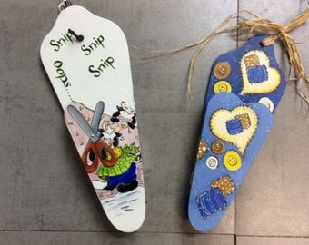 Painted Scissor Holders