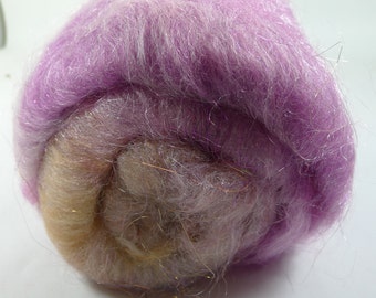 Fleegle's Hair 60/40 Merino/ Silk, Angelina, and Firestar, 2.3 oz (SKU4)