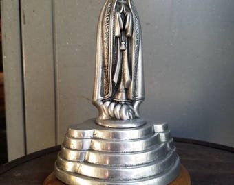 vintage mother mary music box figurine