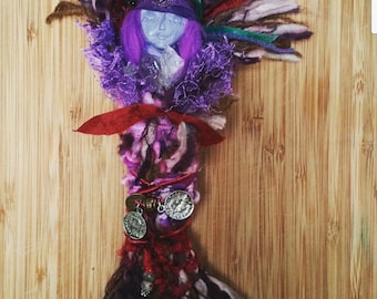 SPIRIT DOLL GODDESS Santoshi Ma - Goddess of contentment Spirit Art doll