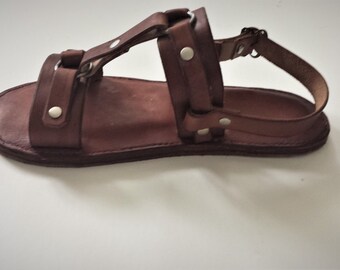 Sandales en cuir
